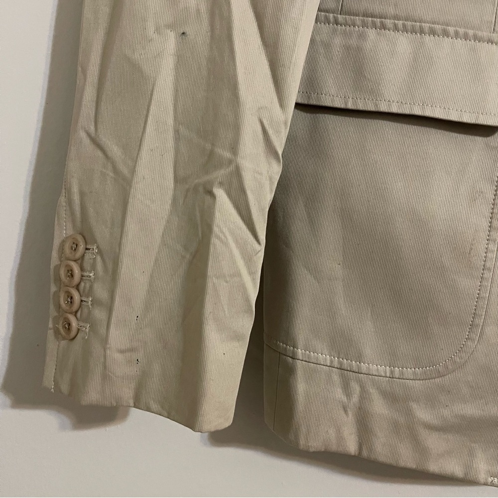 givenchy beige cotton blazer Large - Picture 7 of 13